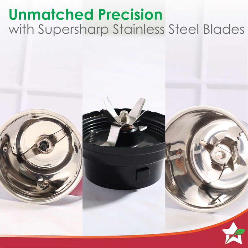 Acura Plus Mixer Grinder | 750W | 4 Jars for Blending, Dry Masala Grinding, Chutney Grinding, Smoothie | Sharp Stainless-Steel Blades | Grind Tough Ingredients | 5-Year Warranty on Motor - Image 4