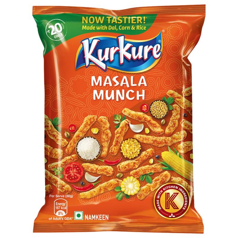 50x Kurkure Masala Munch - 90 g each (Pack of 50)