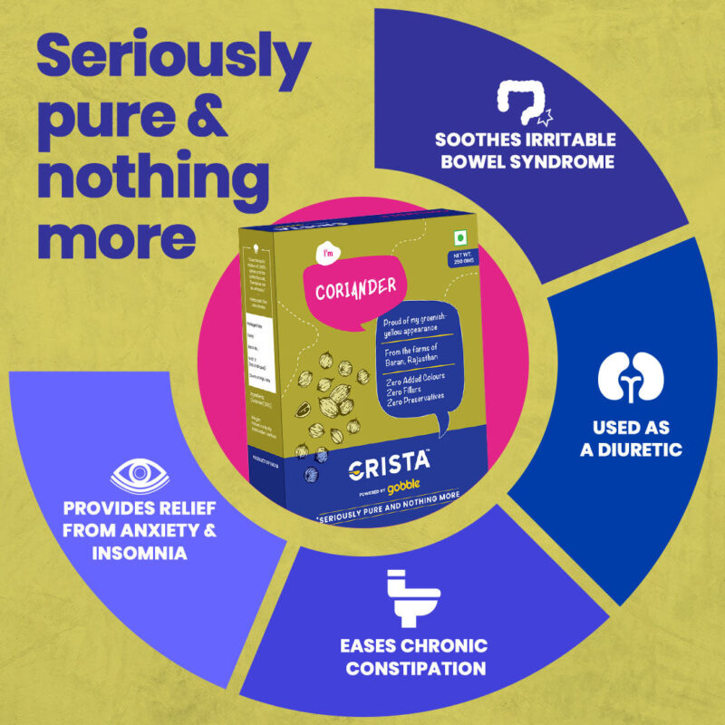 CRISTA Coriander 100 gms - Image 9