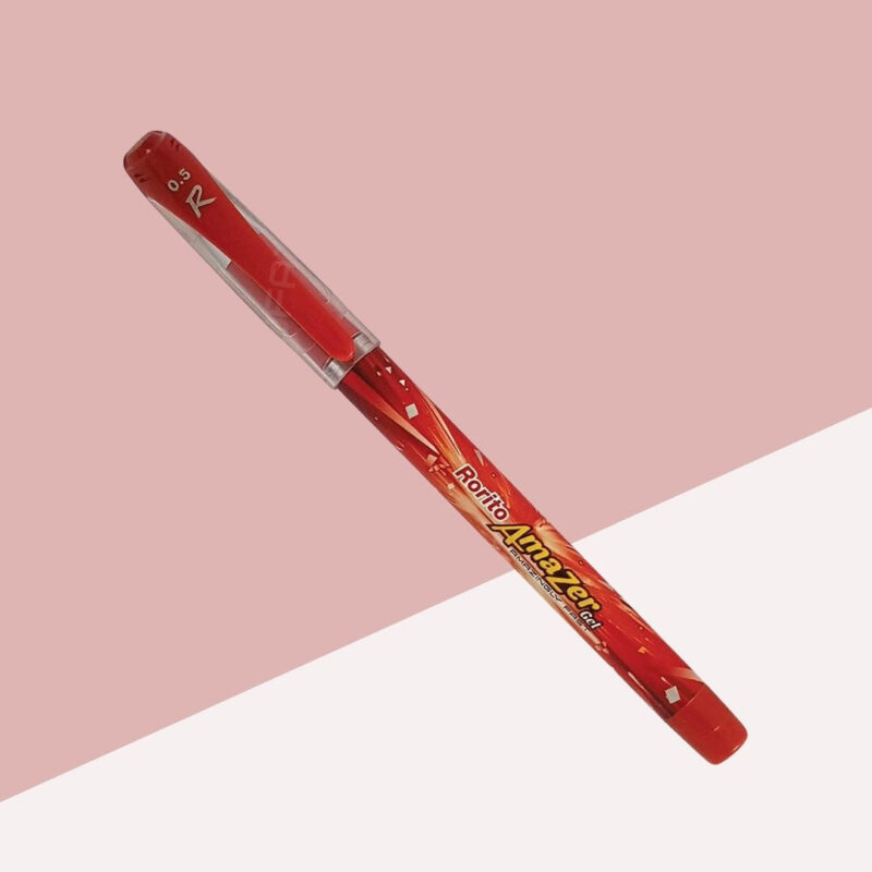 Rorito Amazer Gel Pen – Red ( Pack of 1 )