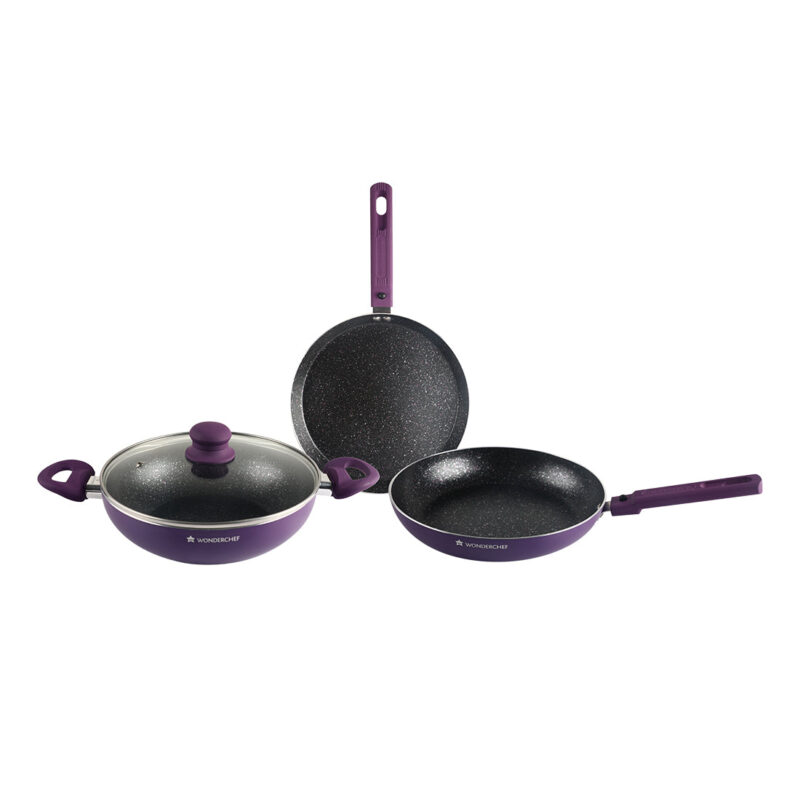 Diana Set Purple with 5-layer non-stick coating