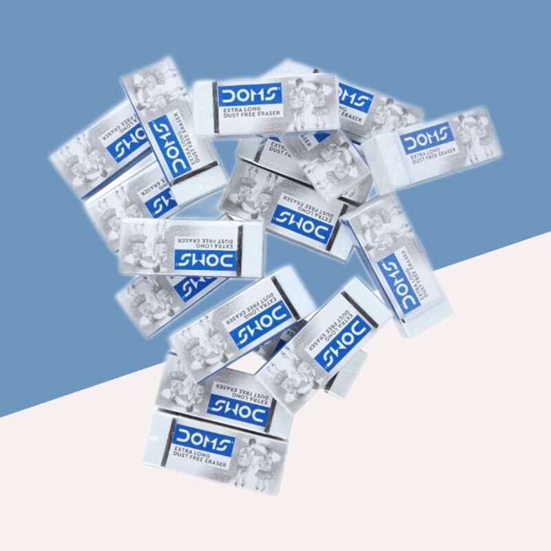 Doms Extra Long Dust Free Eraser ( Pack Of 20 )