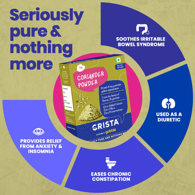 CRISTA Coriander Powder 100 gm - Image 3