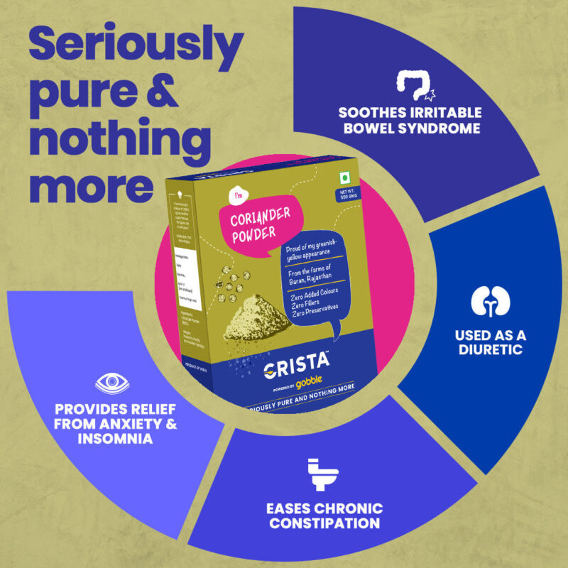 CRISTA Coriander Powder 500 gms - Image 5