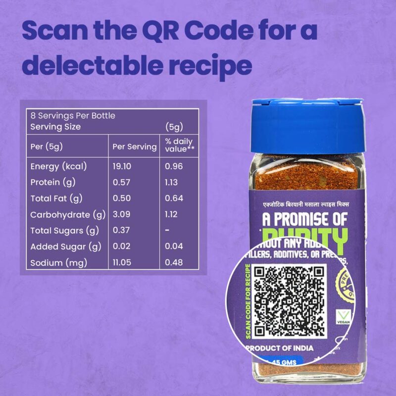 CRISTA Exotic Biryani Masala Spice Mix - Image 5