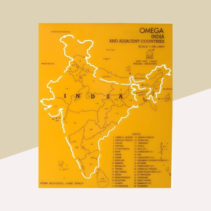 India Map Stencils for School Projects ( Pack of 1 )