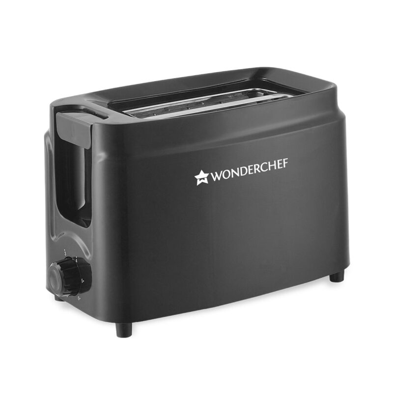 Acura Plus Pop-up Toaster for Kitchen|750 Watt| 2 Bread Slice Automatic Pop-up Electric Toaster| 7- Level Browning Controls|Wide Bread Slots| Auto Shut Off|Mid Cycle Cancel Feature| Removable Crumb Tray| Easy to Clean| Black| 2 Year Warranty - Image 5