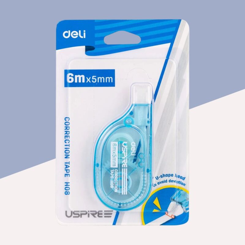 Deli Uspire Correction Tape : Precision Correction ( Pack of 1 )