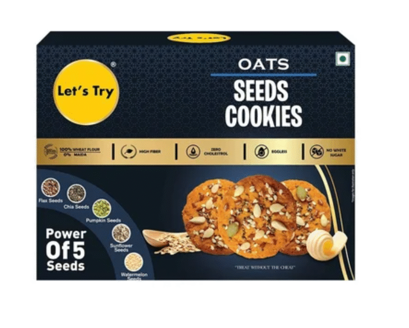 Let's Try Oats Seeds Cookies - 200GM