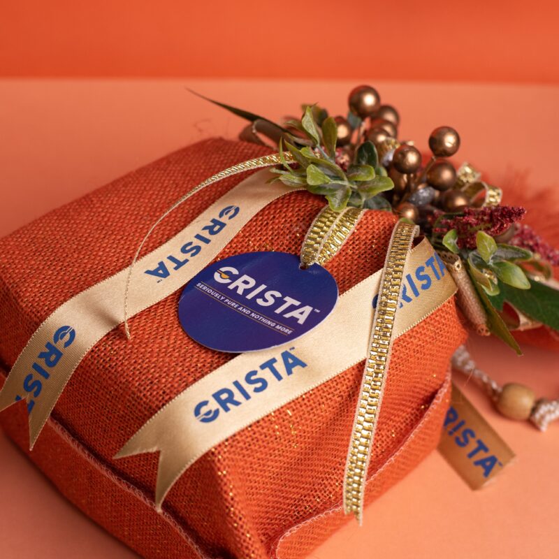 CRISTA Earthy Spice Potli - Orange| Pack of 4| Diwali Gift| Pure Spice Gifting: 375 gms - Image 2