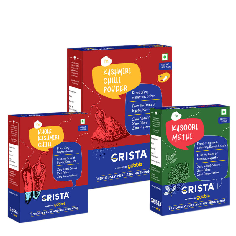 CRISTA Punjabi Cuisine Essential Spices Combo Pack - 2