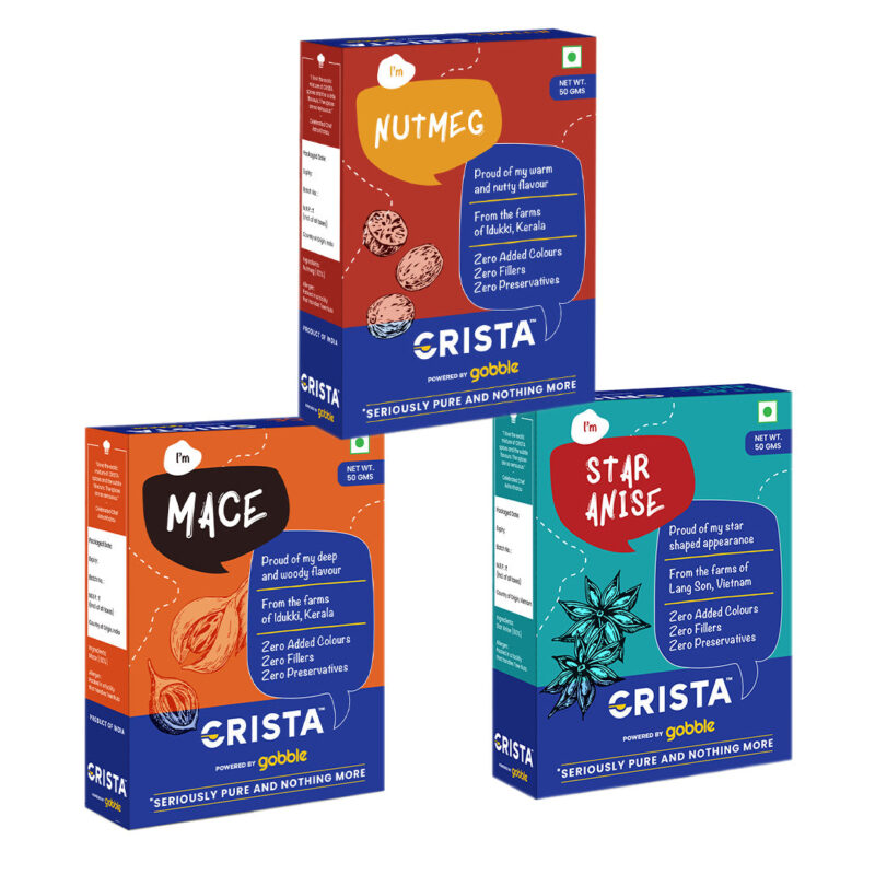 CRISTA Exotic Punjabi Cuisine Whole Spices (Masala) Combo Pack