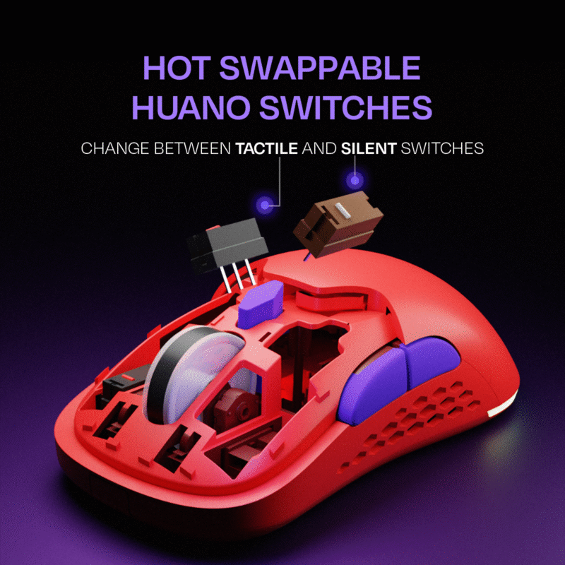 Chimera Red Wireless Gaming Mouse