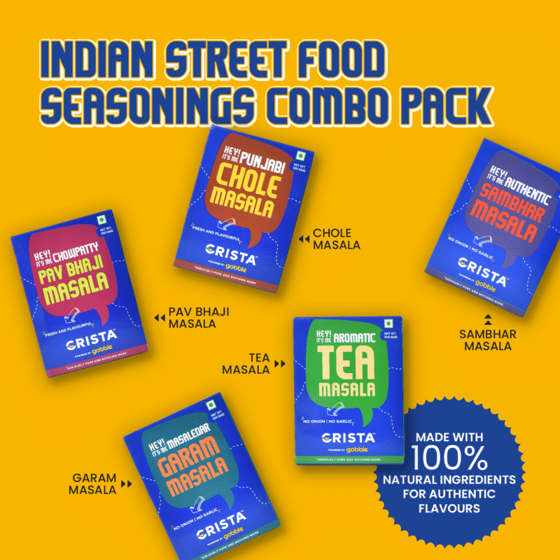 CRISTA Indian Street Food Seasonings Combo Pack- 1 - Image 2