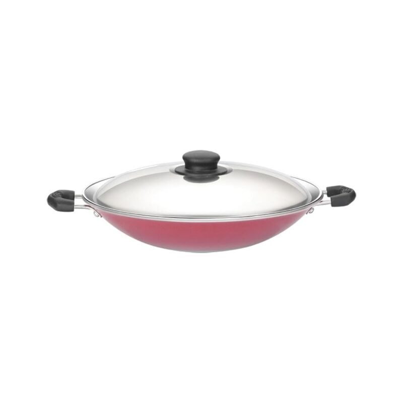 PREMIER Aluminium Non-Stick Cookware - Appam Pan Supreme 22 cm (Colour May Vary)