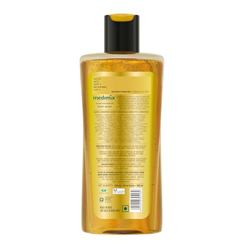 3x Medimix Ayurvedic Body wash, Sandal With Eladi Oil For Clear, Glowing And Tan-Free Skin , 300ml each - Pack of 3 - Image 8