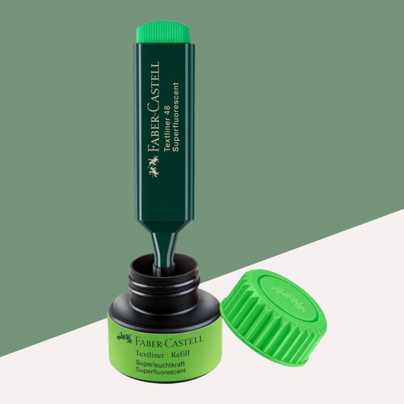 Faber-Castell Textliner Automatic Refill - Green ( Pack Of 1 )