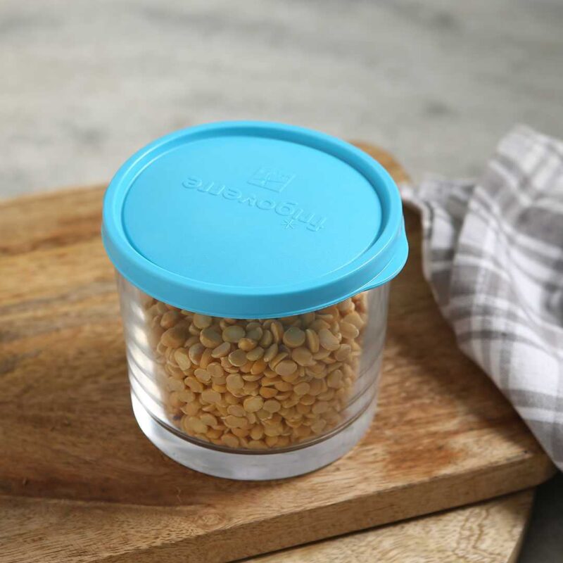 Bormioli Frigoverre 3 Pc Set Round Glass Container 350 ml - Image 2