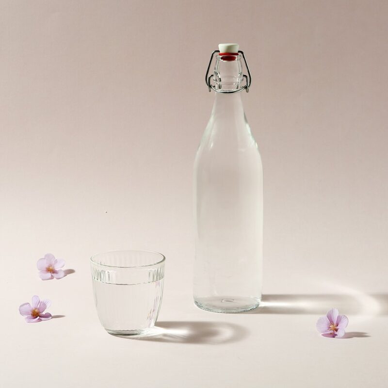 Bormioli Water Bottle - Clear - 1L - Image 5