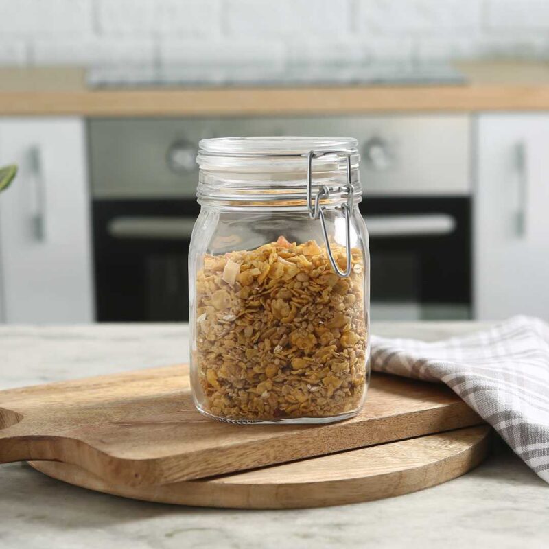 Bormioli Fido 2 Pcs Set Glass Jar Container Large - Image 5