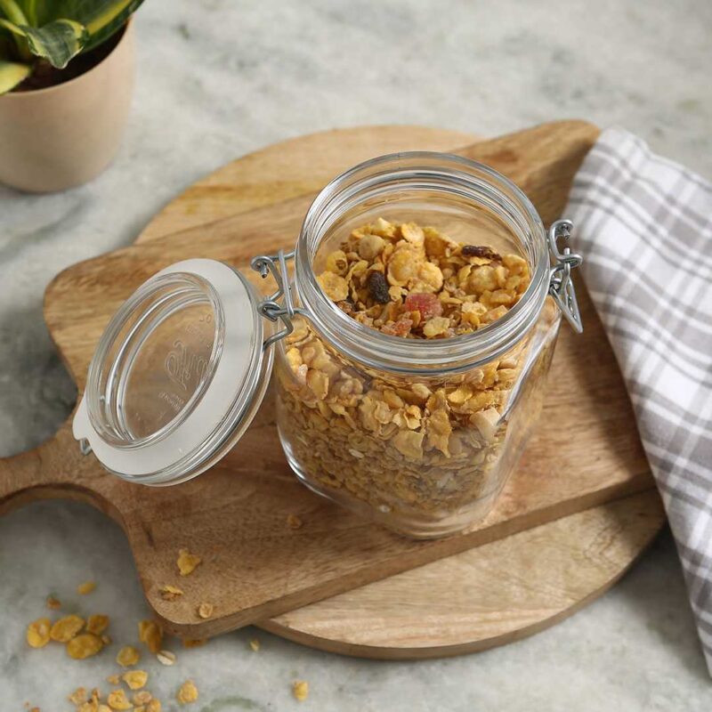 Bormioli Fido 2 Pcs Set Glass Jar Container Large - Image 6