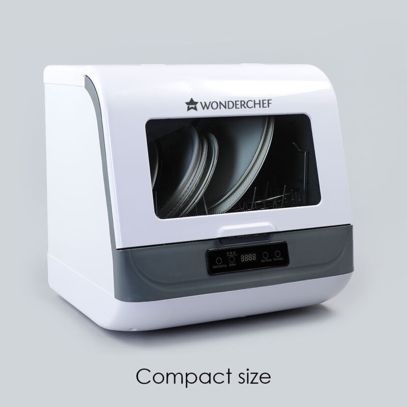 CounterTop Dishwasher, 1250W, 72°C High Temperature Sterilization, 360°Double Spray, Effective Drying System, Portable, 9L - Image 3