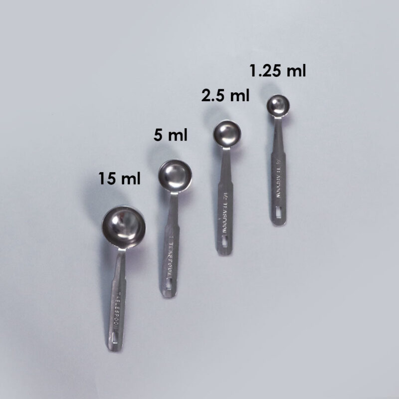 Ambrosia Stainless Steel Measuring Spoons – Set of 4 - Image 2