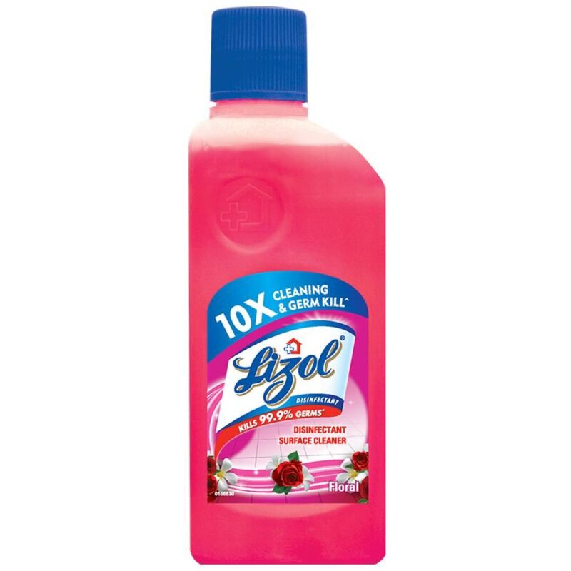 Lizol Disinfectant Surface & Floor Cleaner Liquid - Floral, Kills 99.9% Germs, 200 ml