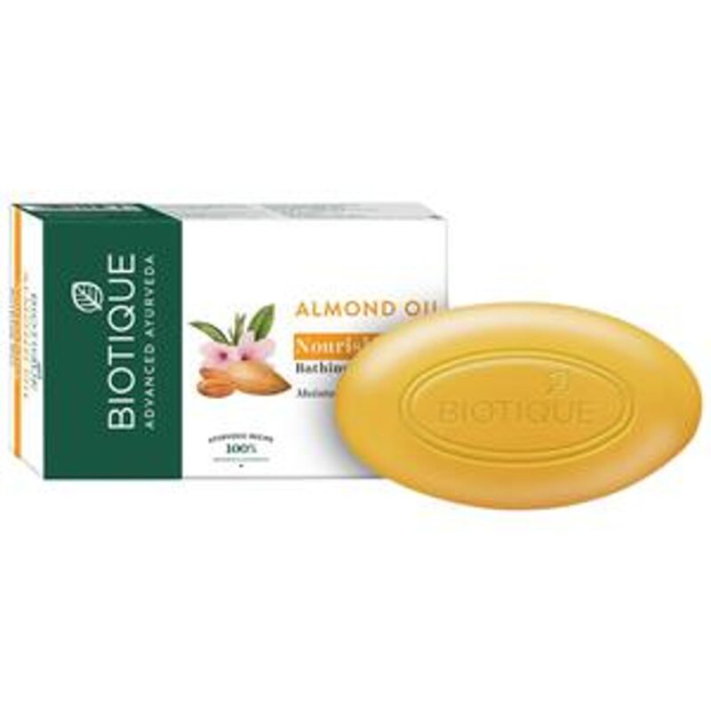 BIOTIQUE Almond Oil Nourishing Bathing Bar
