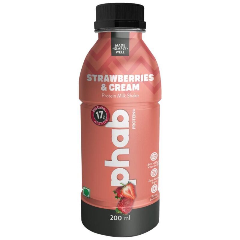 Phab Strawberry Cream Protein Milk Shake 200ml