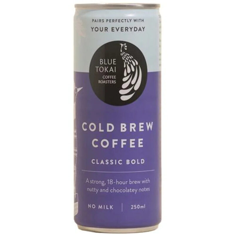 Blue Tokai Cold Brew Coffee Bold - Made with Arabica, No Milk, 250 ml Can