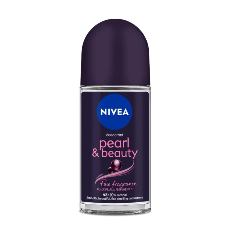 NIVEA Women Deodorant Roll On Pearl & Beauty Fine Fragrance - 50ml each