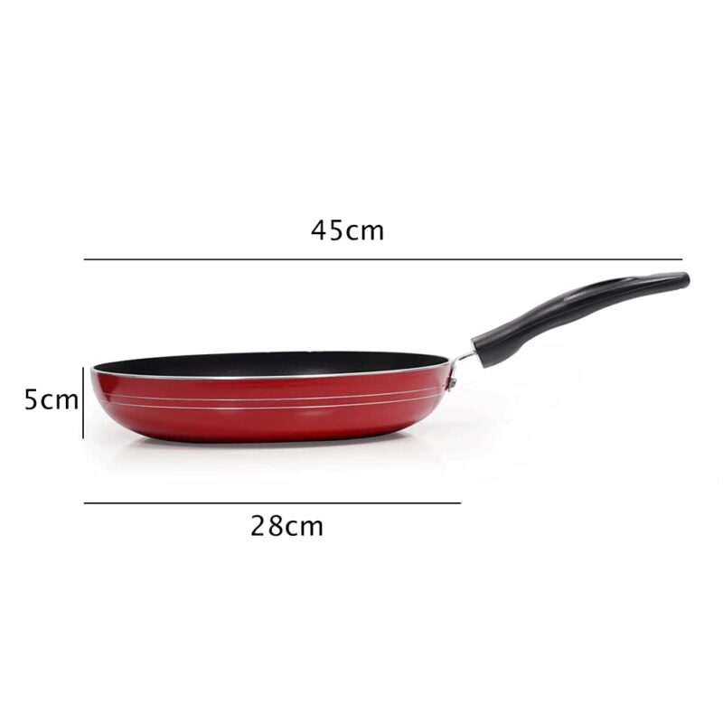 Blueberry's Nonstick Appachatty+Frying Pan 24cm Induction Base,Made in India - Image 6