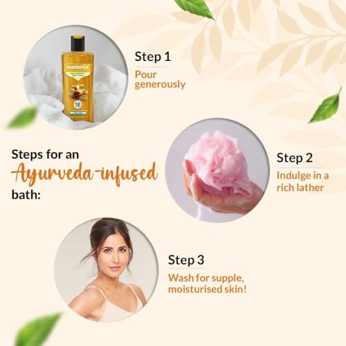 3x Medimix Ayurvedic Body wash, Sandal With Eladi Oil For Clear, Glowing And Tan-Free Skin , 300ml each - Pack of 3 - Image 3