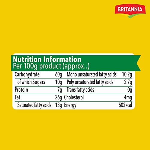 4x Britannia 50-50 Maska Chaska Biscuits, 300 g each - Pack of 4 - Image 5