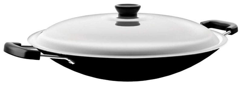 Nolta Non-Stick Appachatti Hamaara Collection Aluminium Pan (Black) - (3 MM Thickness)
