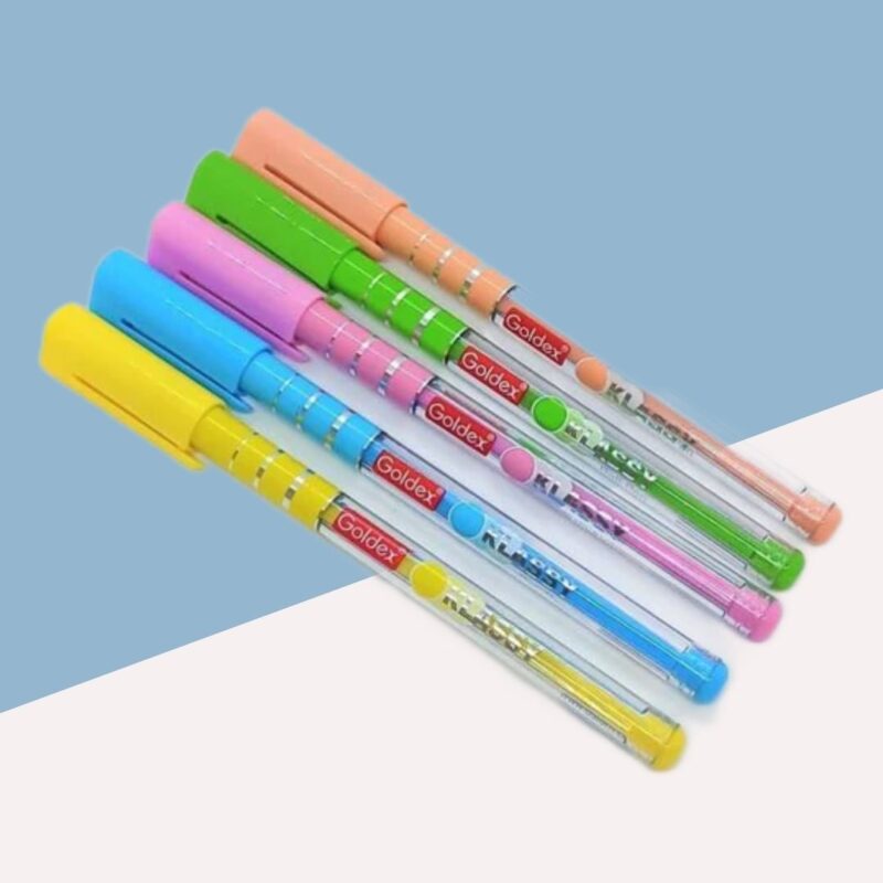 Goldex Klassy Ball Pen – Blue ( Pack of 5 )
