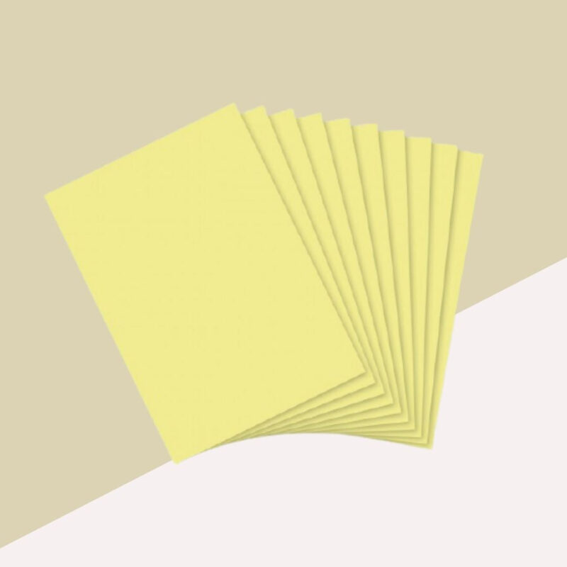 A4 Multipurpose Pastel Paper - Yellow ( Pack of 20 )