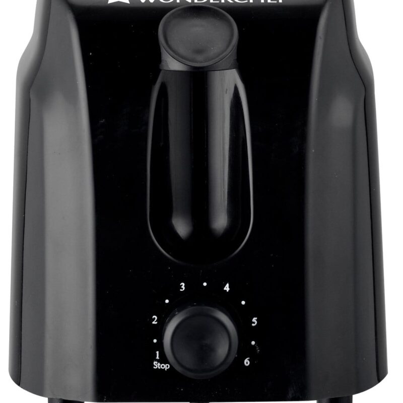 Acura Plus Pop Up Slice Toaster, 750W, 7 Browning Controls, Removable Crumb Tray, 2 Years Warranty, Black - Image 3