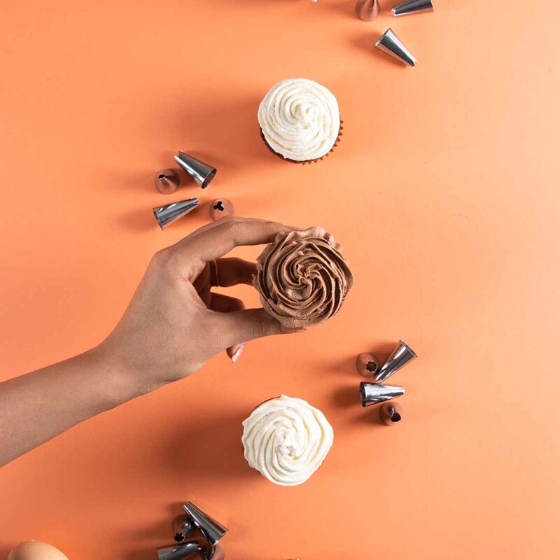 Ambrosia Stainless Steel Cake Decorator Nozzle- 24Pc - Image 3