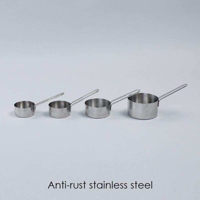 Ambrosia Stainless Steel Measuring Cups - Set of 4 - Image 3