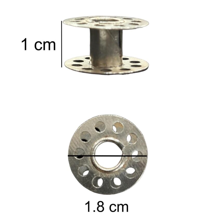 Zenith Metal Bobbins and Bobbin case Outer Compatible with All Domestic SV Sewing Machines houshold Half Shuttle Steel Finish - Image 7