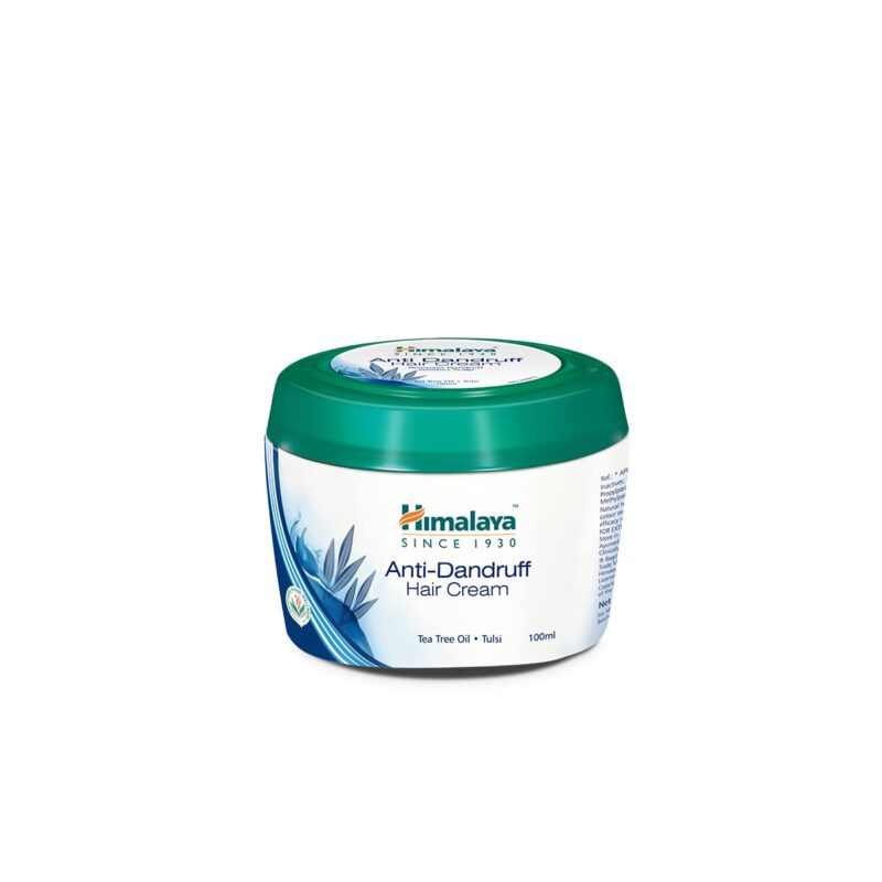 Himalaya Anti-Dandruff Hair Cream | Removes & Prevents Dandruff | Non Sticky Oil Replacement Hair Cream | Soothes Scalp | With Tea Tree Oil & Tulsi | For Women & Men | 100ml