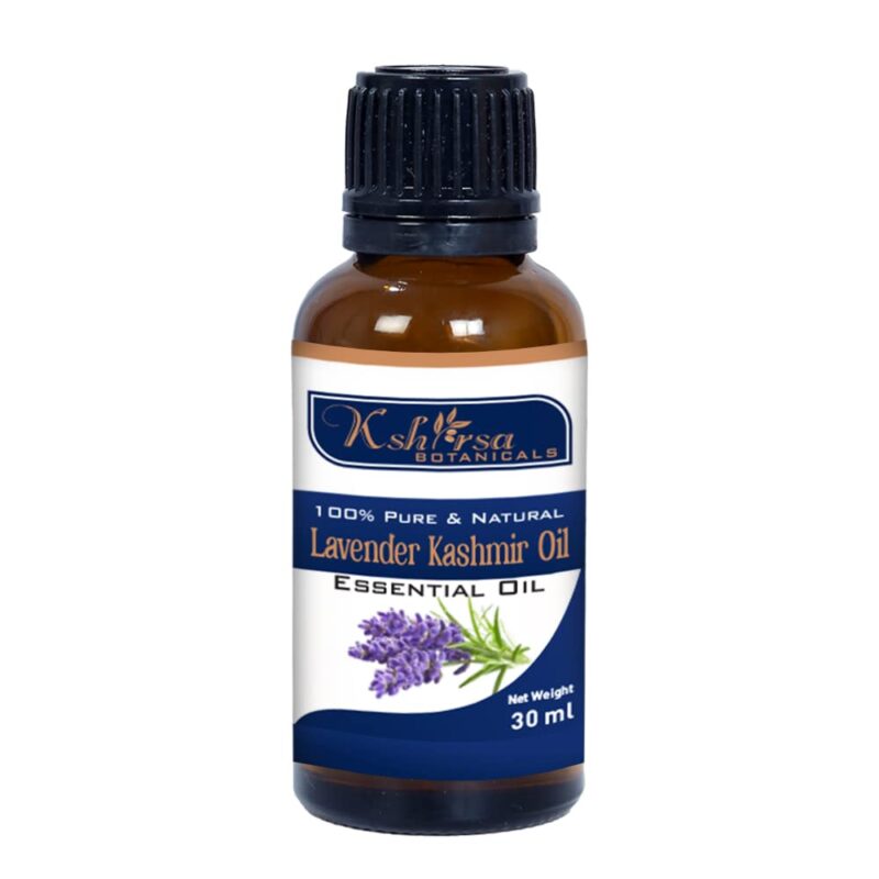 100% Pure & Natural Lavender Kashmir Oil (Lavandula Angustifolia) (30 ml)