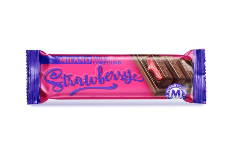 24x Milano Strawberry Chocolate Bar 24pcs Box - 576g (Strawberry) - Image 4