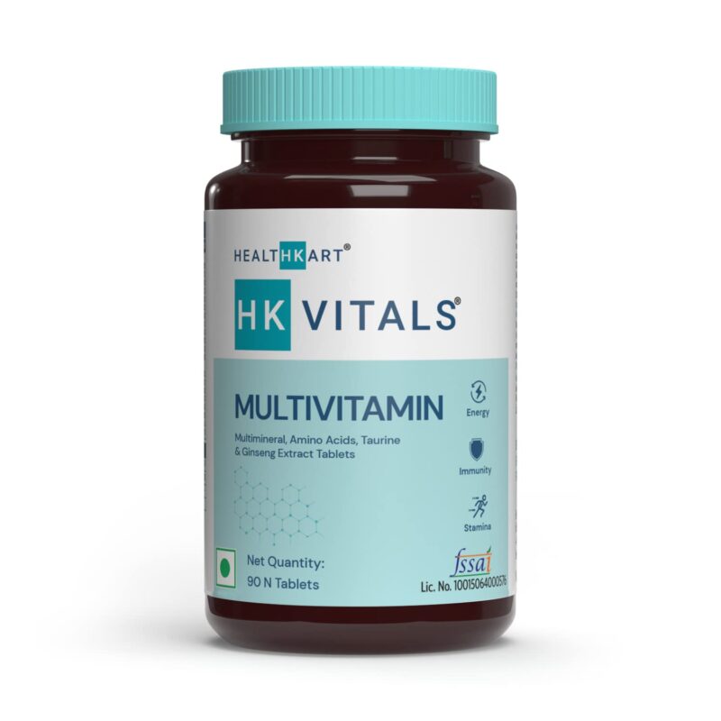 HealthKart HK Vitals Multivitamin for Men and Women, 90 Multivitamin Tablets