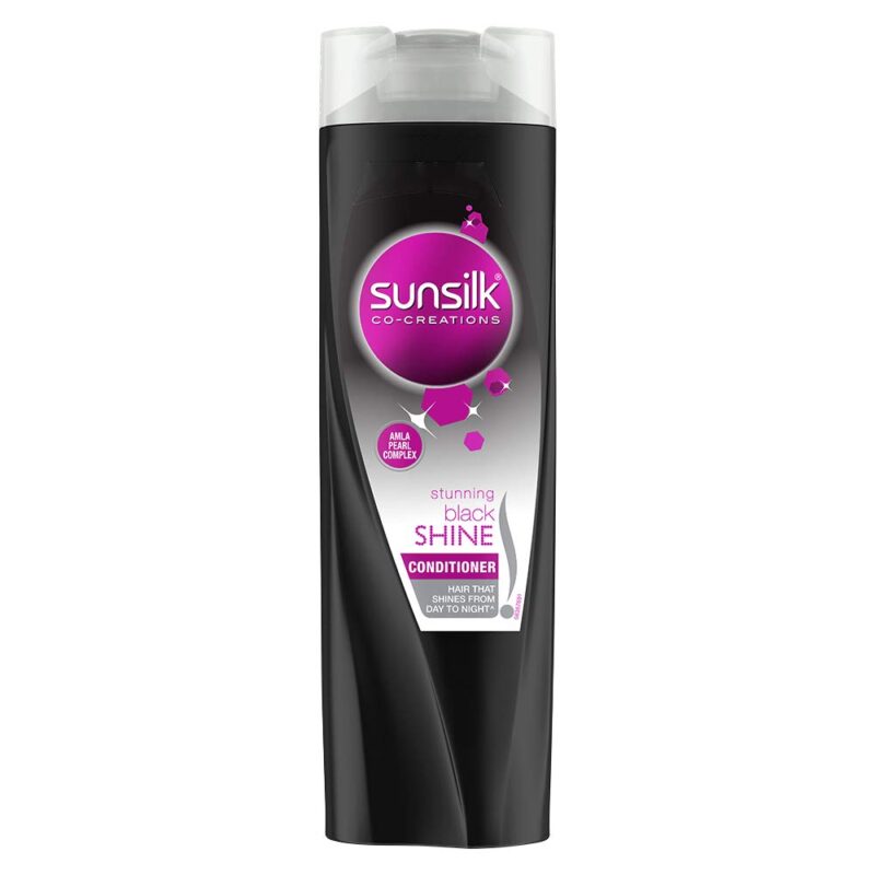 Sunsilk Black Shine Amla Conditioner For All Hair, 340 Ml,1 Count