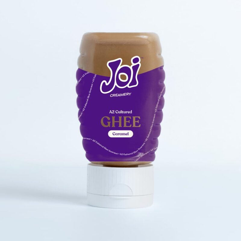 JOI Farm Caramel Cultured A2 Cow Desi Ghee 200 Ml X 1 (Brown Ghee) | Authentic Bengali Ghee | Pure Gawa Ghee | Certified and Farm-made (200 Ml)