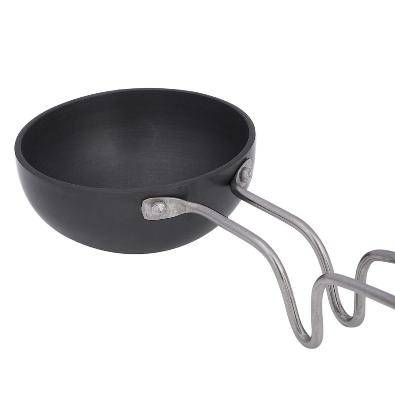 Big Tadka Pan | chhonk pan | Frying Pan | Dal Tadka Pan with Steel Handle for Kitchen Tossing pan, Oil Heater - Image 5