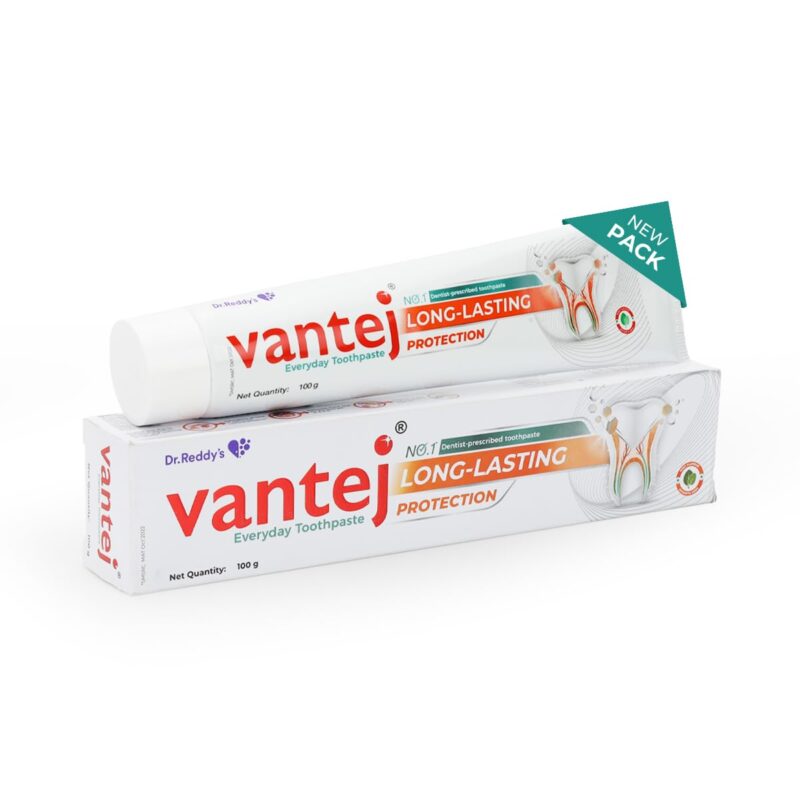 Vantej Tooth Sensitivity Toothpaste - 100g, White